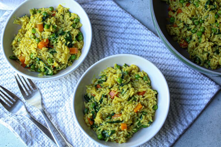 Easy Curried Rice - Hungry Dane Kitchen