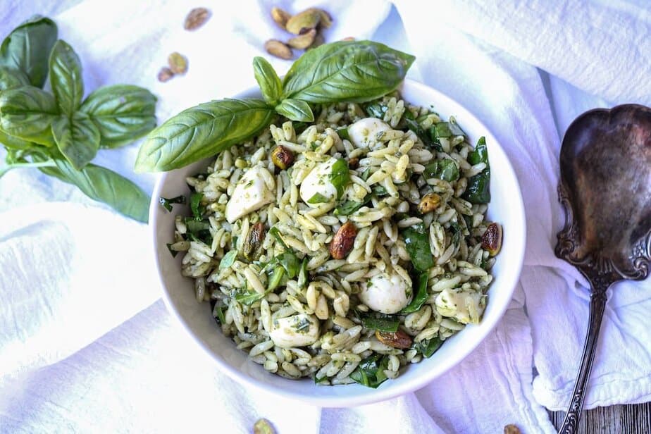 Pesto Orzo Salad