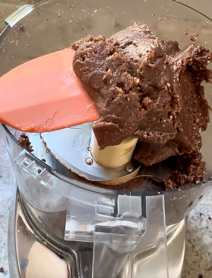 Black bean brownie bite dough.